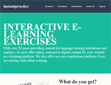 Tablet Screenshot of instant-practice.com